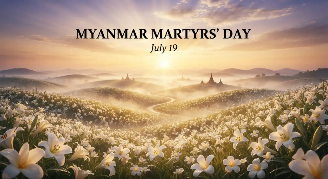 Free Download Myanmar Martyrs Day 2026 Hd Wallpaper - High Quality Myanmar Martyrs Day 2026 Image