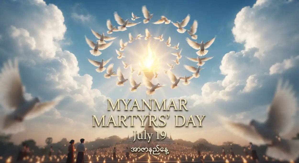 Free Download Myanmar Martyrs Day 2026 Wallpaper - High Quality Myanmar Martyrs Day 2026 Image