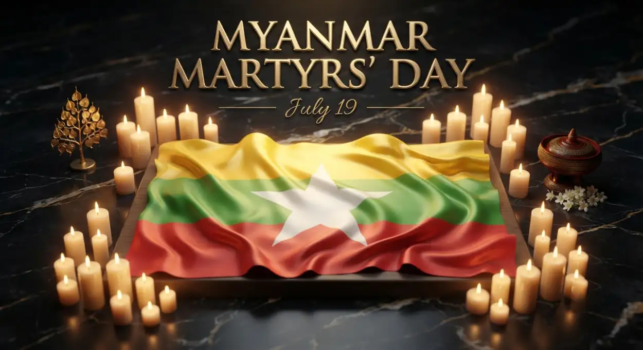 Free Download Myanmar Martyrs Day Transparent Png - High Quality Myanmar Martyrs Day 2026 Transparent PNG
