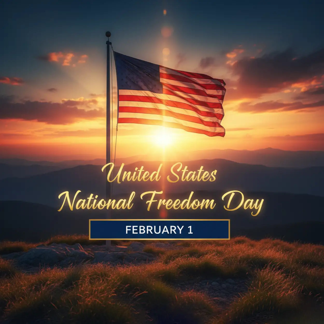 Free Download National Freedom Day Patriotic Design - High Quality United States National Freedom Day Background