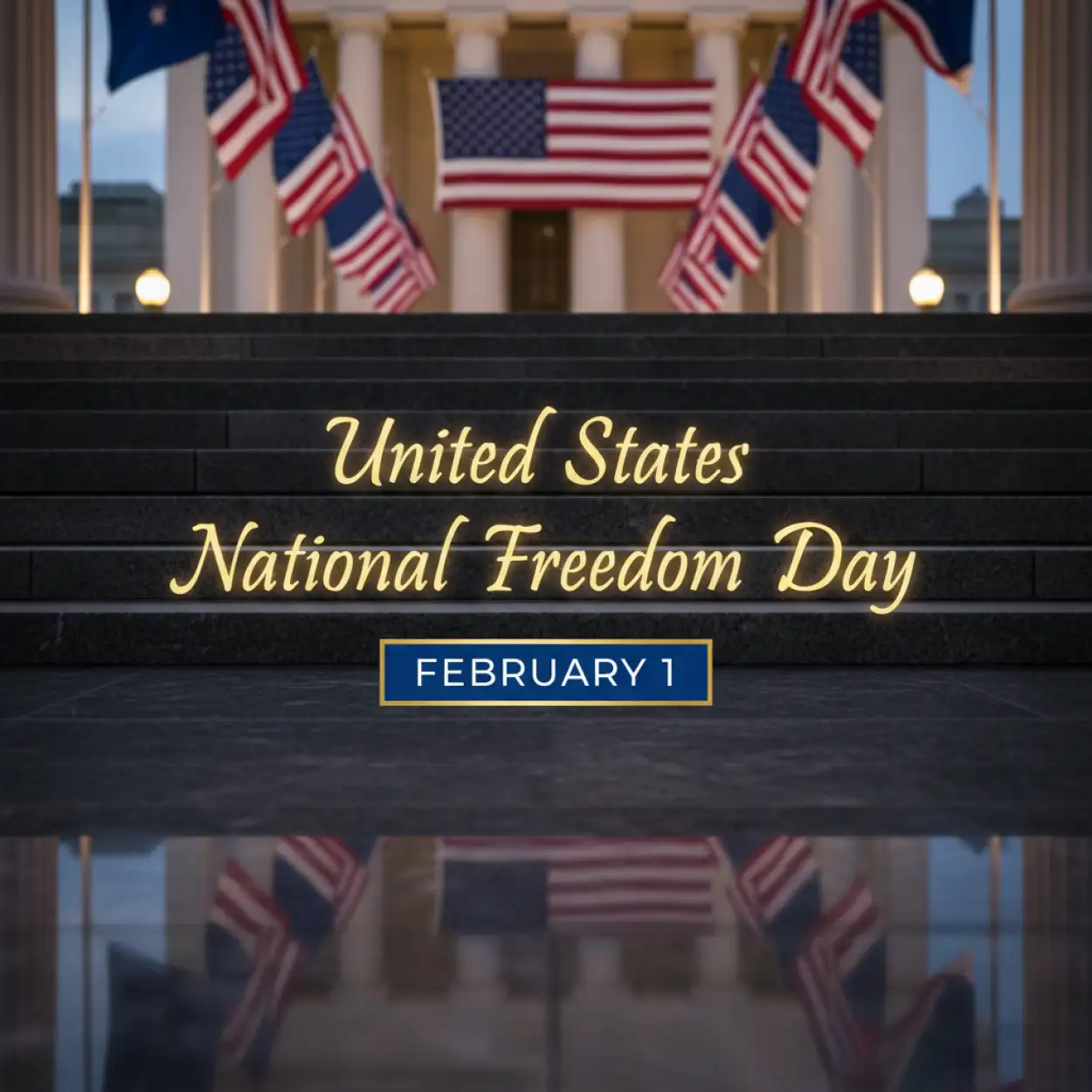 Free Download National Freedom Day Poster Download - High Quality United States National Freedom Day Image