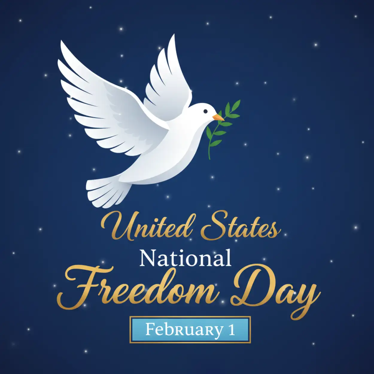 Free Download National Freedom Day Social Media Post - High Quality United States National Freedom Day Image