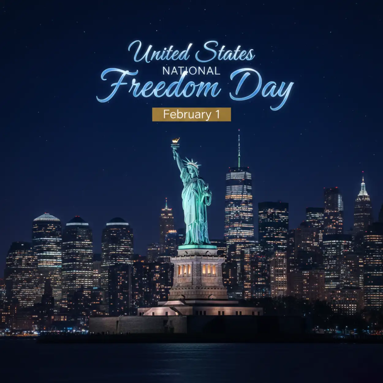 Free Download National Freedom Day Statue Of Liberty Theme - High Quality United States National Freedom Day Image