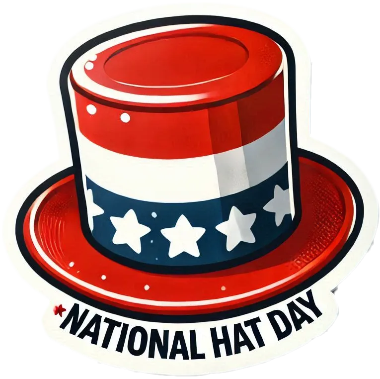 National Hat Day Png With Trendy Hat Graphics - Royalty Free National Hat Day Png Image | Pngmagic Free Download National Hat Day Png With Trendy Hat Graphics - High Quality National Hat Day Png PNG Image