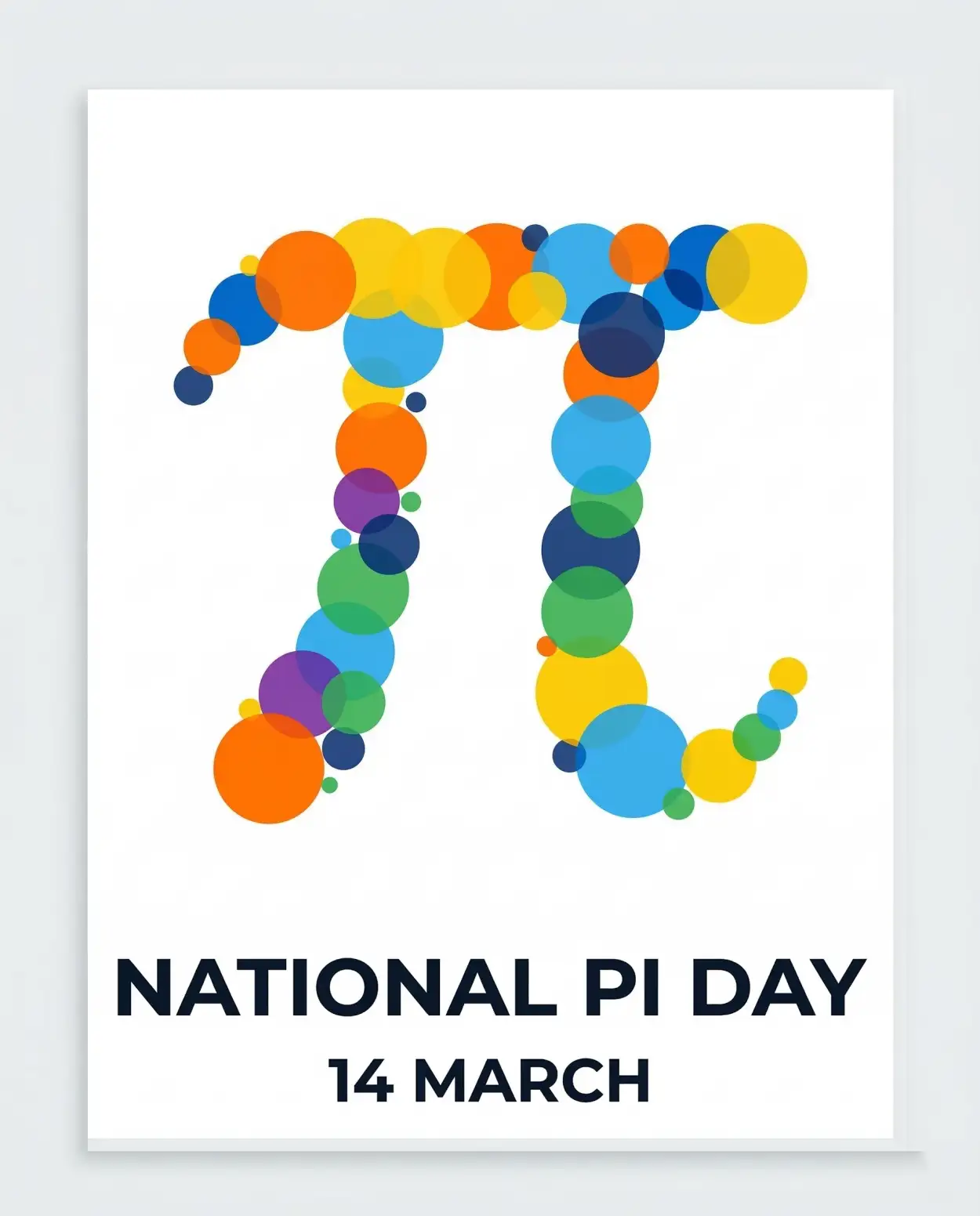 Free Download National Pi Day Educational Poster - High Quality National Pi Day Image