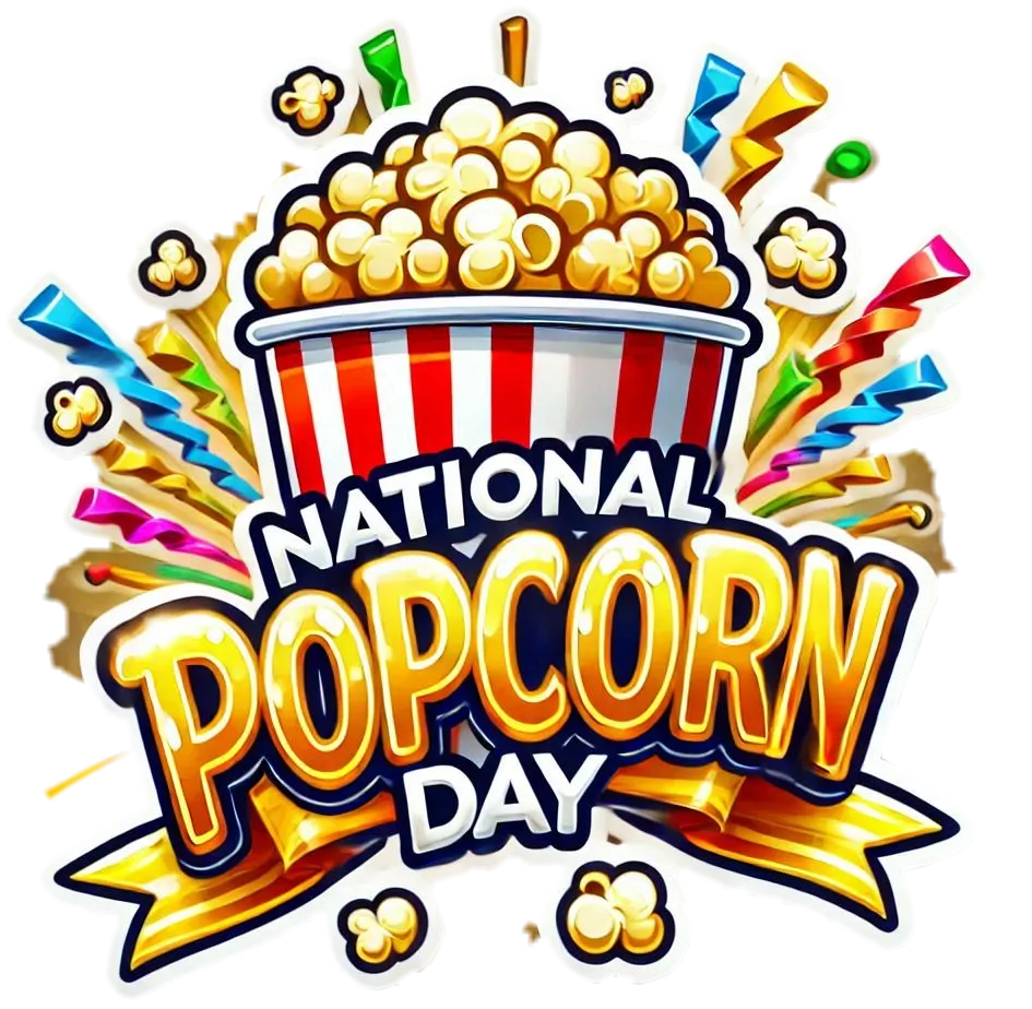 National Popcorn Day Png For Graphic Projects - Royalty Free National Popcorn Day PNG Image | Pngmagic Free Download National Popcorn Day Png For Graphic Projects - High Quality National Popcorn Day PNG PNG Image