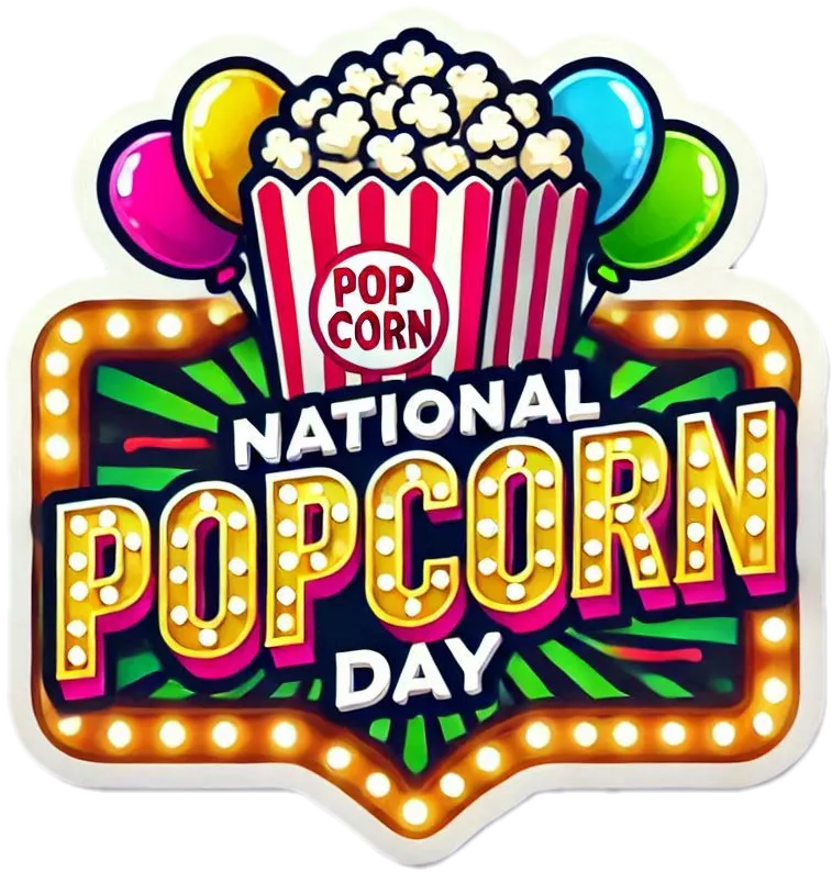 National Popcorn Day Png For Social Media Posts - Royalty Free National Popcorn Day PNG Image | Pngmagic Free Download National Popcorn Day Png For Social Media Posts - High Quality National Popcorn Day PNG PNG Image