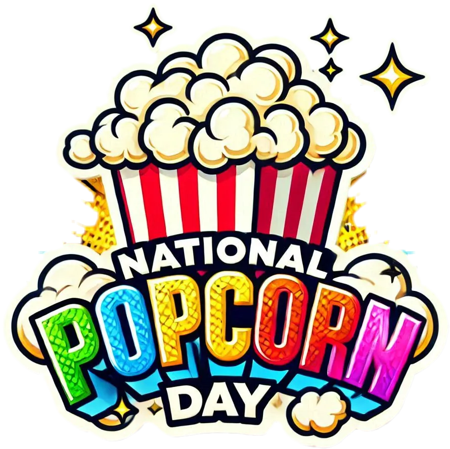 National Popcorn Day Png With Popcorn Illustrations - Royalty Free National Popcorn Day PNG Image | Pngmagic Free Download National Popcorn Day Png With Popcorn Illustrations - High Quality National Popcorn Day PNG PNG Image
