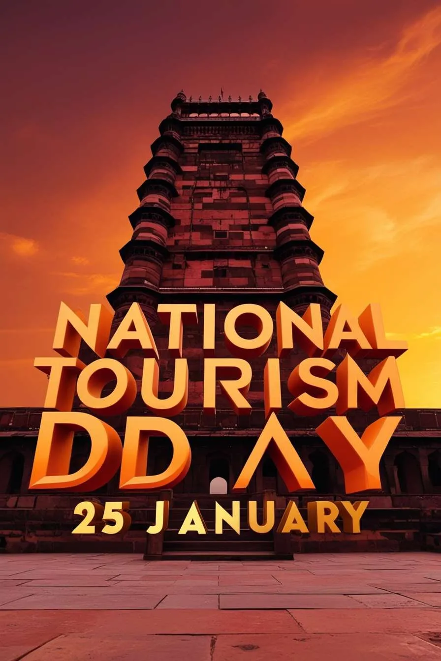 National Tourism Day Background With Iconic Landmarks - Royalty Free National Tourism Day Image | Pngmagic Free Download National Tourism Day Background With Iconic Landmarks - High Quality National Tourism Day Background