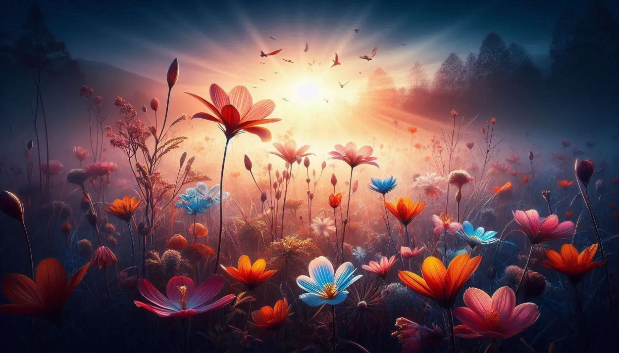 Free Download Nature Background With Flowers - High Quality Nature Background, Flower Background