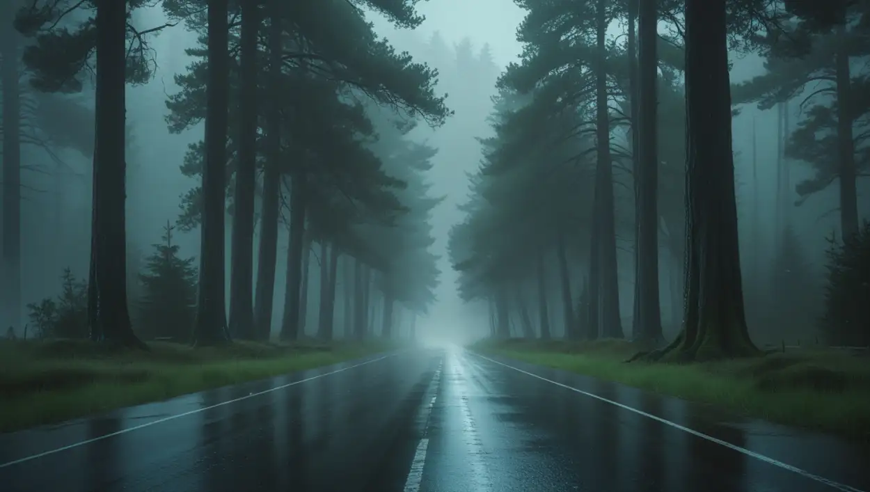 Nature Background With Road In Forest - Royalty Free Nature Background Image | Pngmagic Free Download Nature Background With Road In Forest - High Quality Nature Background Background
