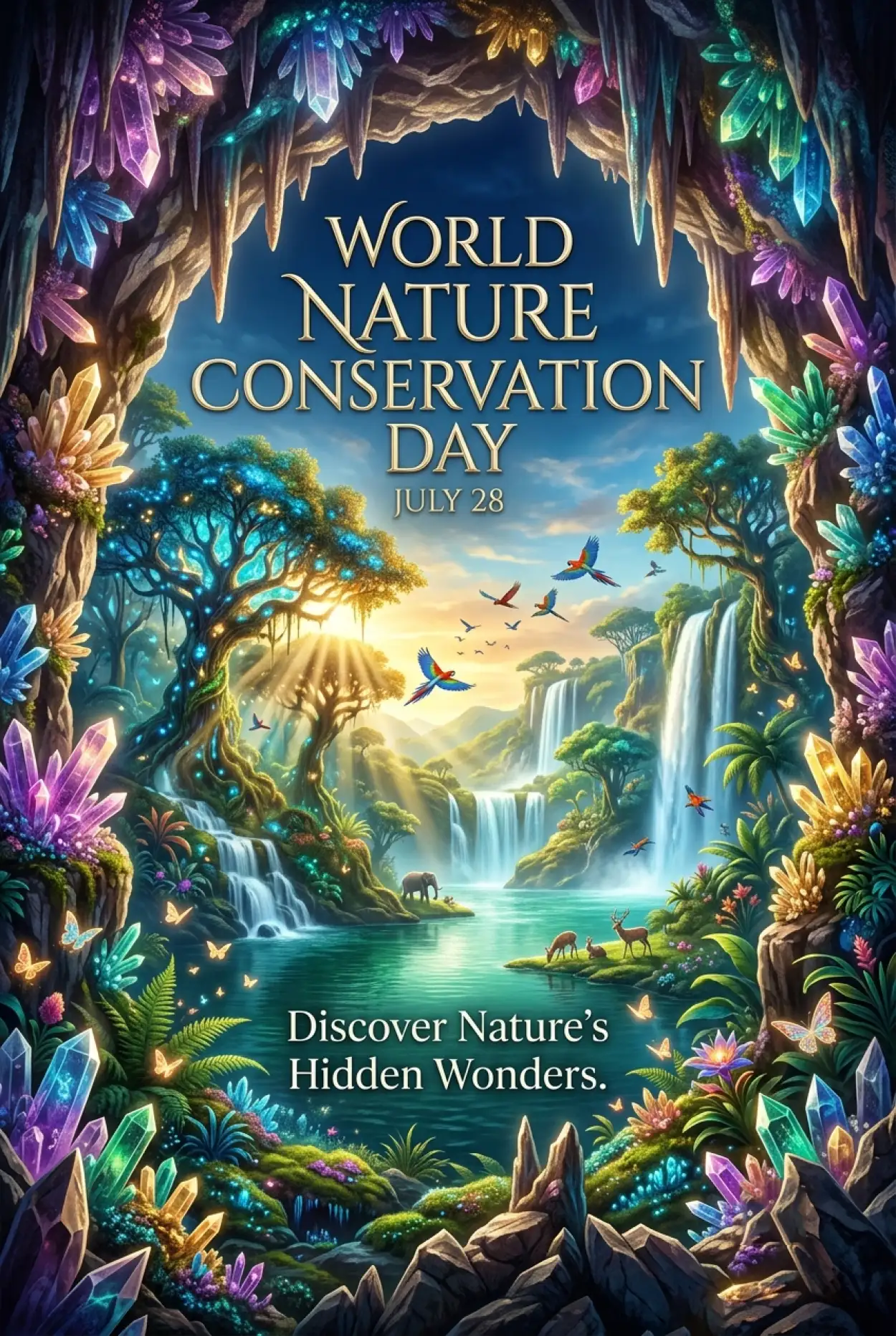 Free Download Nature Conservation Brochure Cover - High Quality World Nature Conservation Day 2026 Image