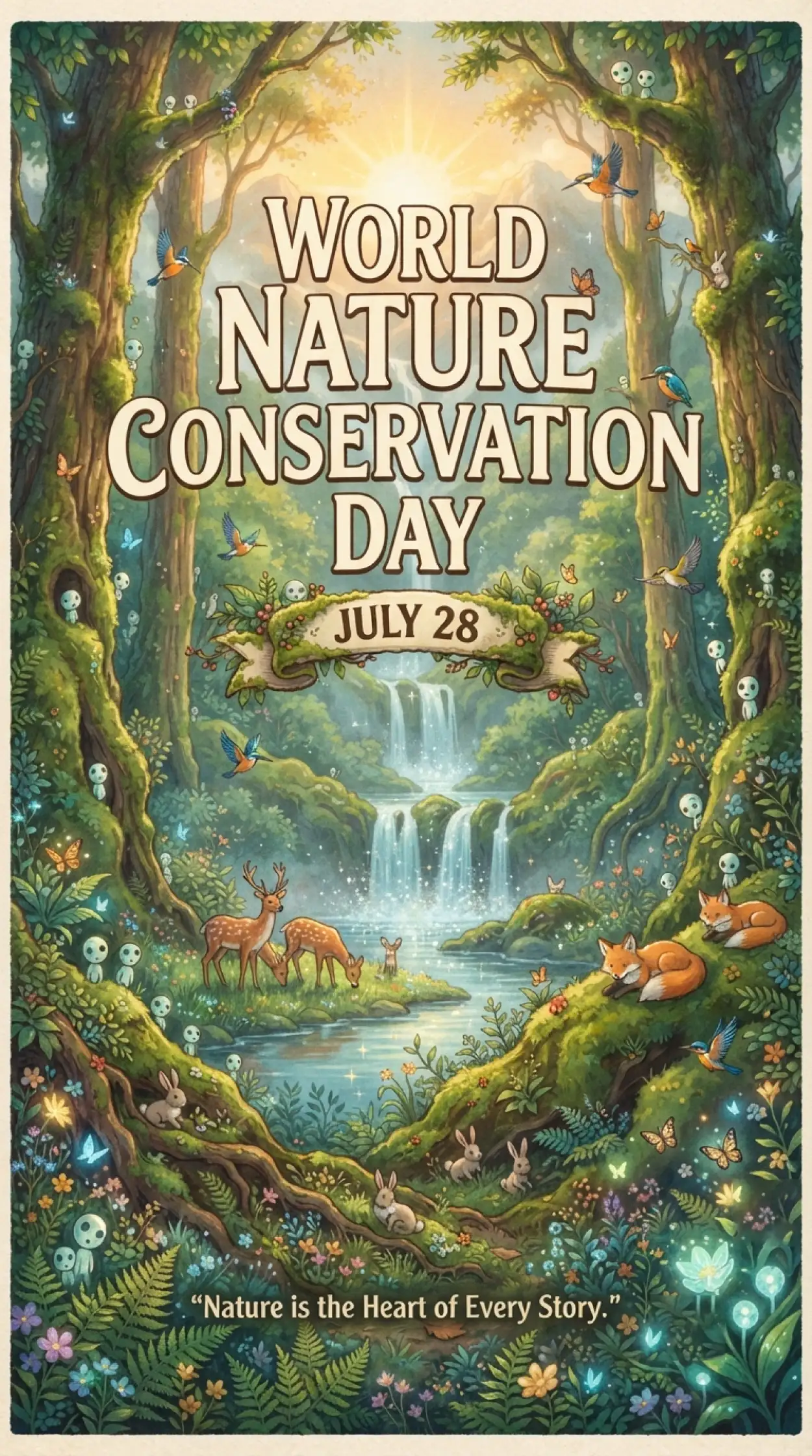 Free Download Nature Conservation Invitation Card - High Quality World Nature Conservation Day 2026 Image