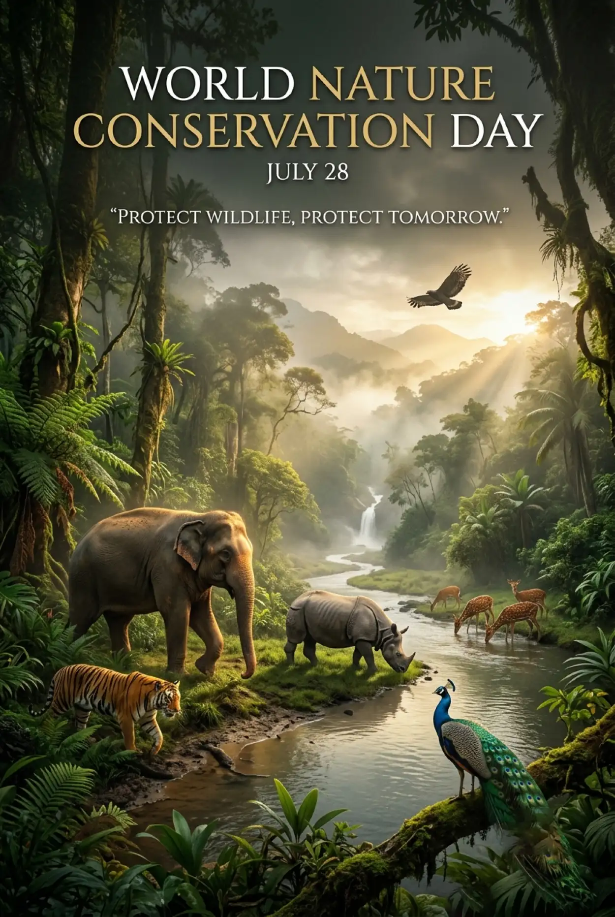 Free Download Nature Protection Social Media Template - High Quality World Nature Conservation Day 2026 Image