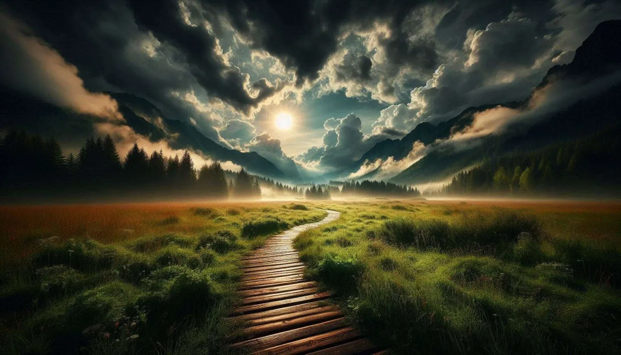 Free Download Nature Wallpapers With Clouded Skies - High Quality Nature Images Hd Background