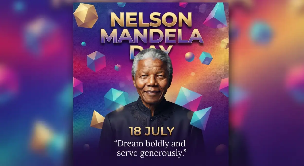 Free Download Nelson Mandela Charity Event Poster 2026 - High Quality Nelson Mandela Poster 2026 Image