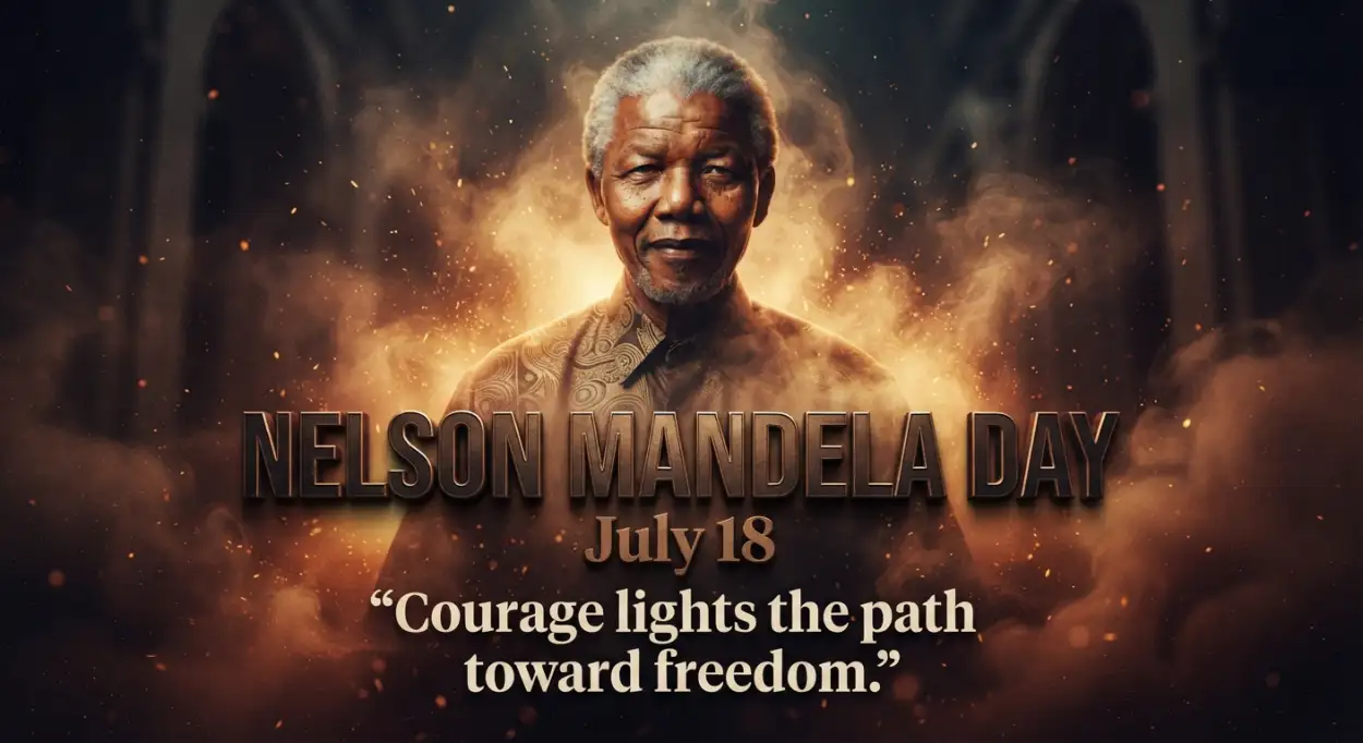 Free Download Nelson Mandela Courage Poster 2026 - High Quality Nelson Mandela Poster 2026 Image