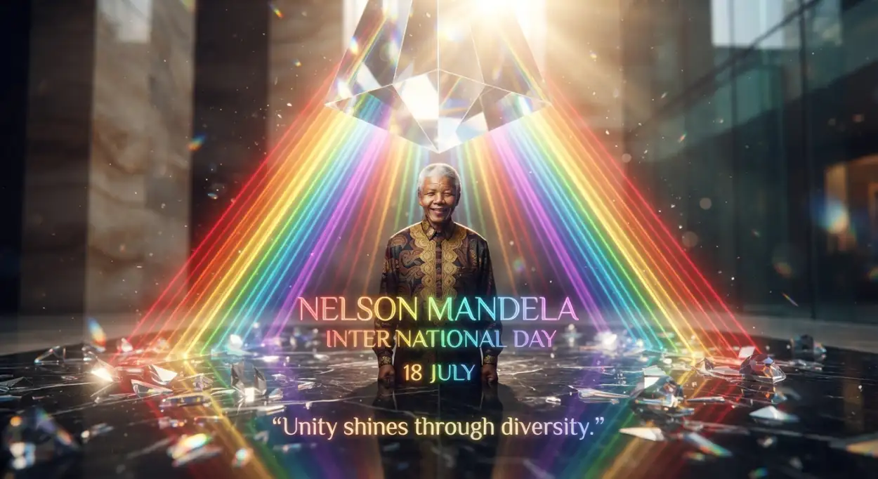 Free Download Nelson Mandela Day Creative Flyer Design - High Quality Nelson Mandela International Day 2026 Image