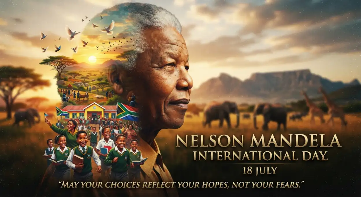 Free Download Nelson Mandela Day Digital Marketing Banner - High Quality Nelson Mandela International Day 2026 Image