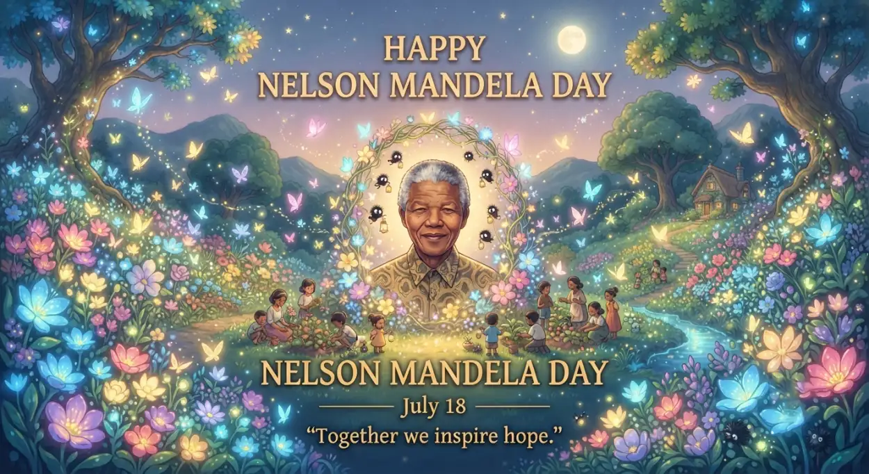 Free Download Nelson Mandela Day Wishes Cards - High Quality Nelson Mandela Day Wishes Image