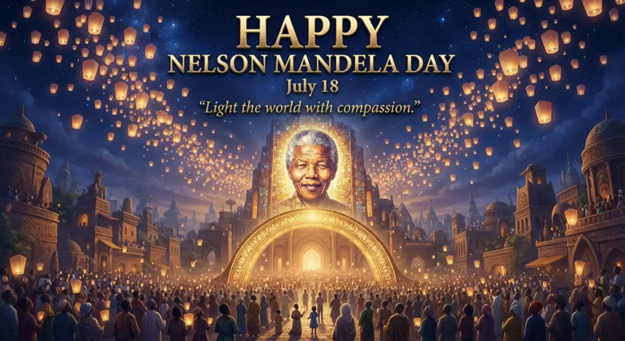 Free Download Nelson Mandela Day Wishes Flyer - High Quality Nelson Mandela Day Wishes Image