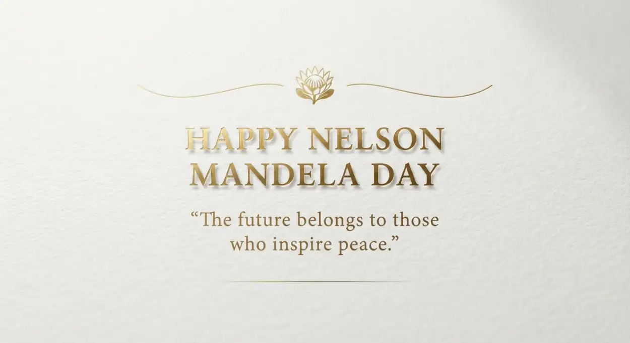 Free Download Nelson Mandela Day Wishes Printable - High Quality Nelson Mandela Day Wishes Image