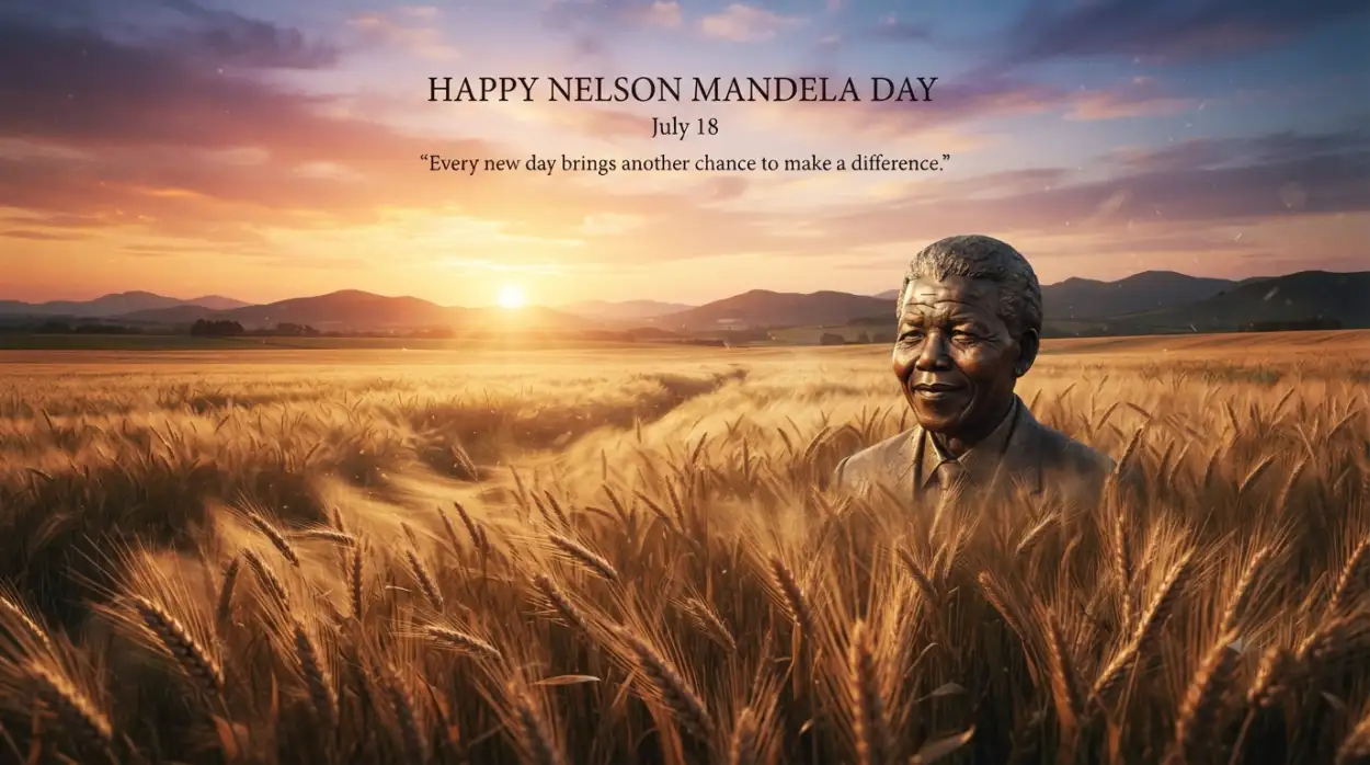 Free Download Nelson Mandela Day Wishes With Quotes - High Quality Nelson Mandela Day Wishes Image
