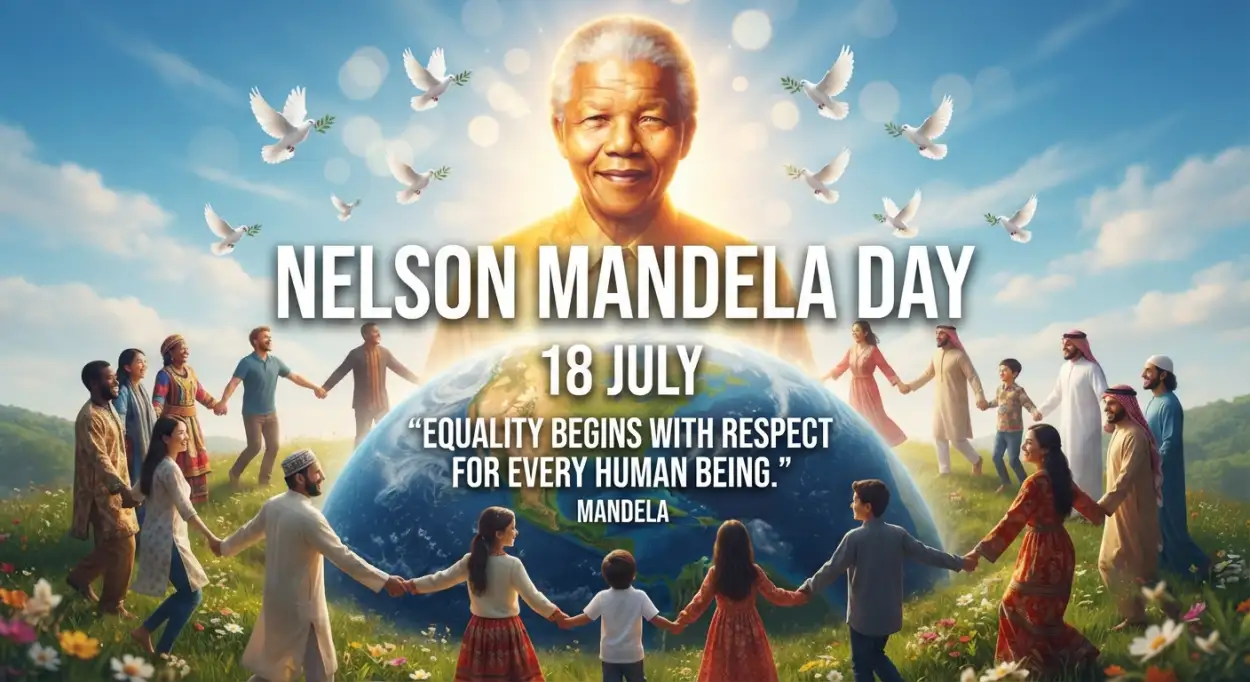 Free Download Nelson Mandela Equality Awareness Poster 2026 - High Quality Nelson Mandela Poster 2026 Image
