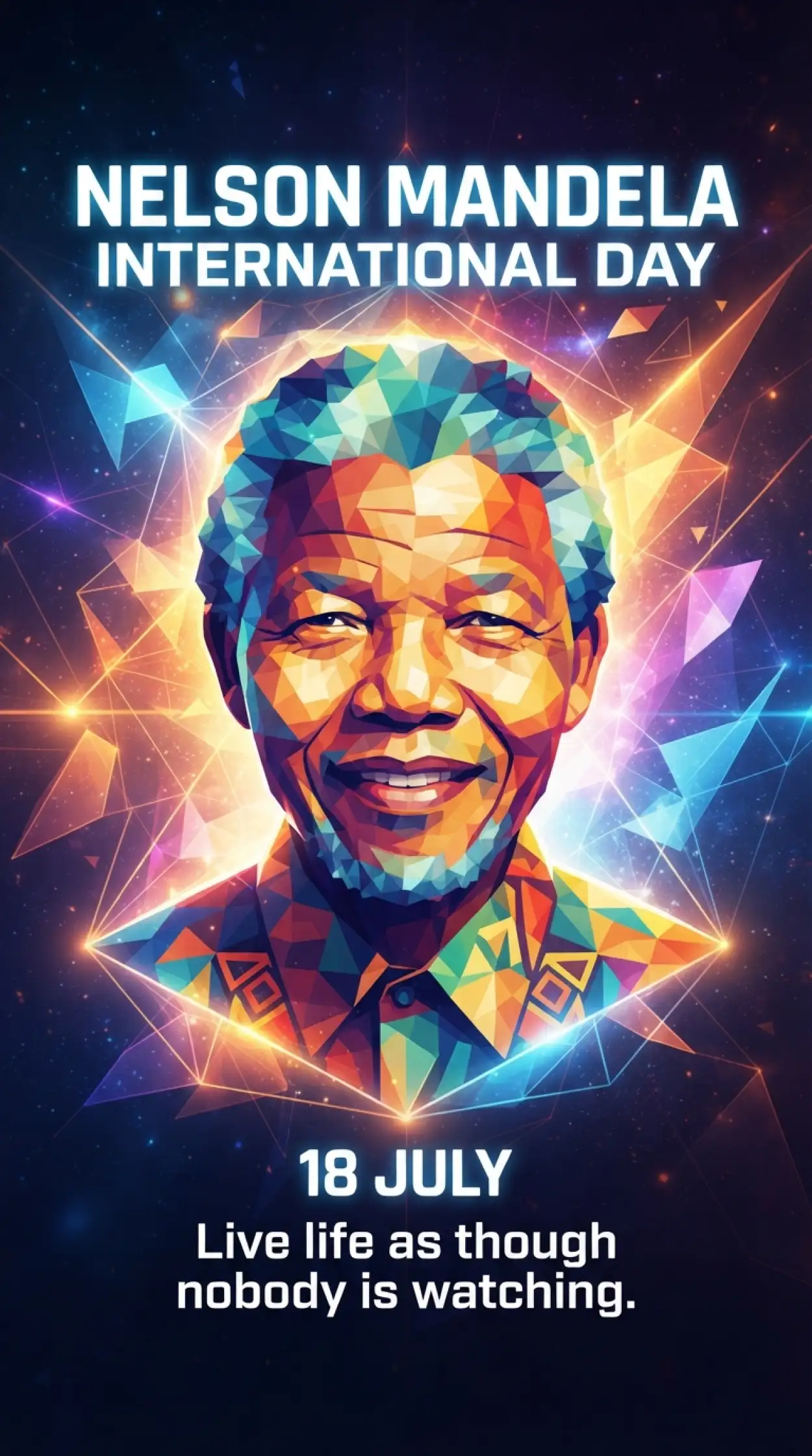 Free Download Nelson Mandela International Day Ai Generated Artwork - High Quality Nelson Mandela International Day 2026 Image