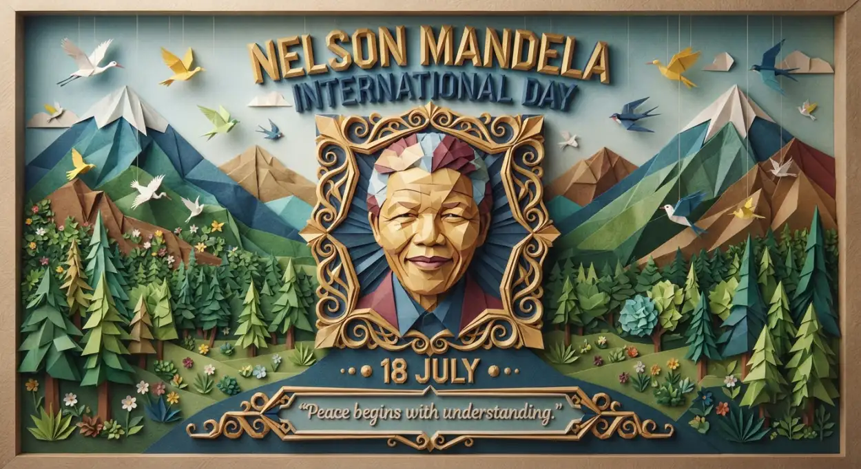 Free Download Nelson Mandela International Day Community Service Banner - High Quality Nelson Mandela International Day 2026 Image