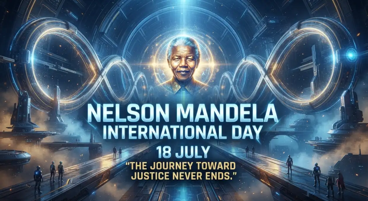 Free Download Nelson Mandela International Day Justice Illustration - High Quality Nelson Mandela International Day 2026 Image