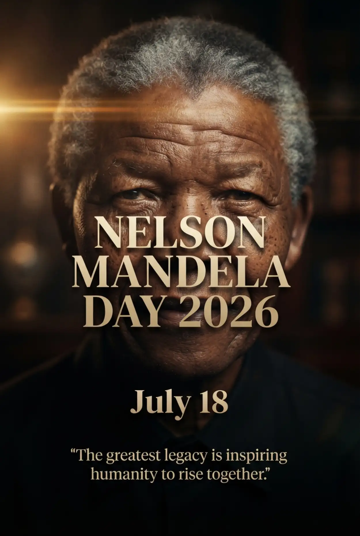 Free Download Nelson Mandela Justice Poster 2026 - High Quality Nelson Mandela Poster 2026 Image