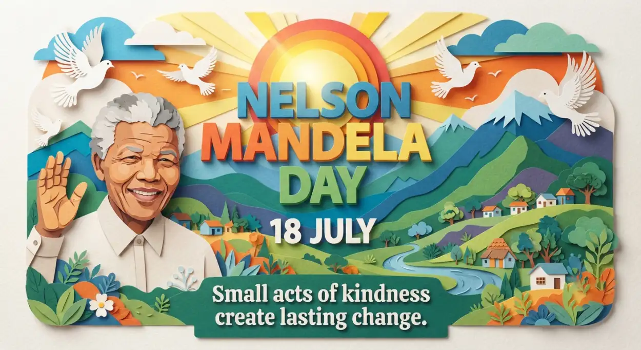 Free Download Nelson Mandela Kindness Poster 2026 - High Quality Nelson Mandela Poster 2026 Image