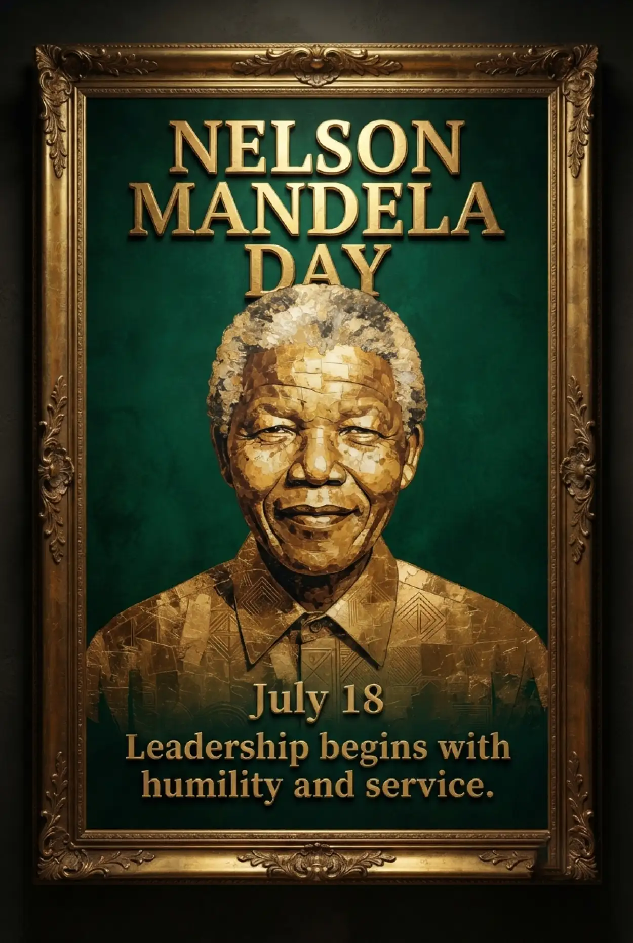 Free Download Nelson Mandela Leadership Training Poster 2026 - High Quality Nelson Mandela Poster 2026 Image