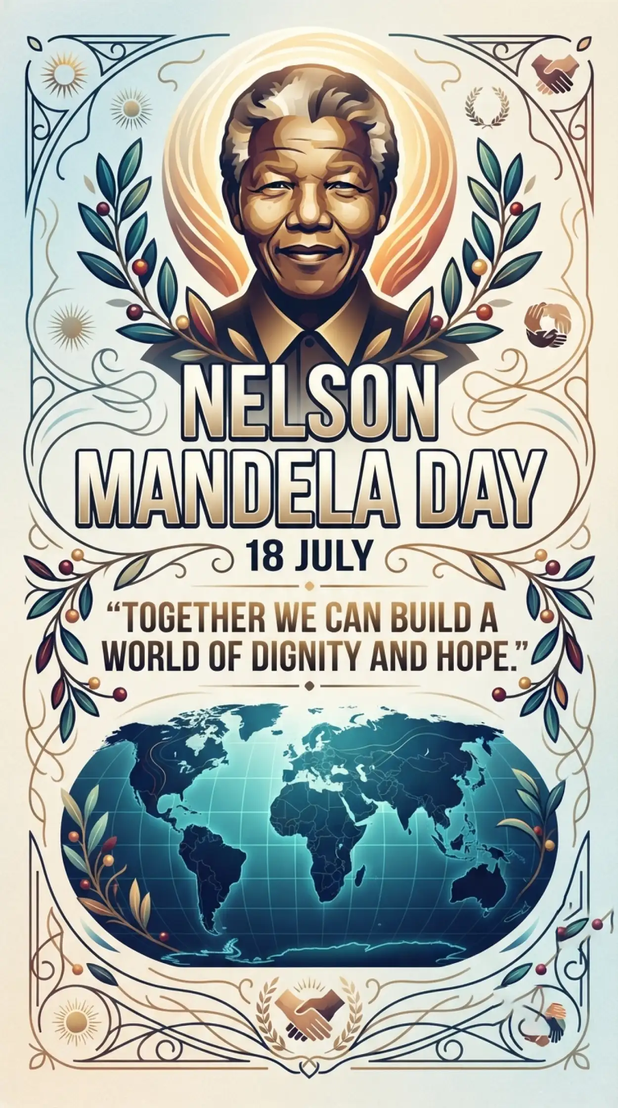 Free Download Nelson Mandela Ngo Poster Design 2026 - High Quality Nelson Mandela Poster 2026 Image