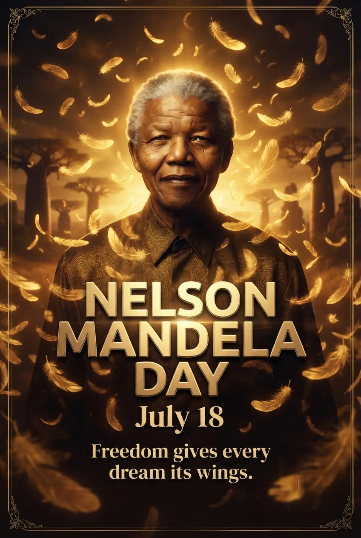 Free Download Nelson Mandela Poster Background 2026 - High Quality Nelson Mandela Poster 2026 Background Image