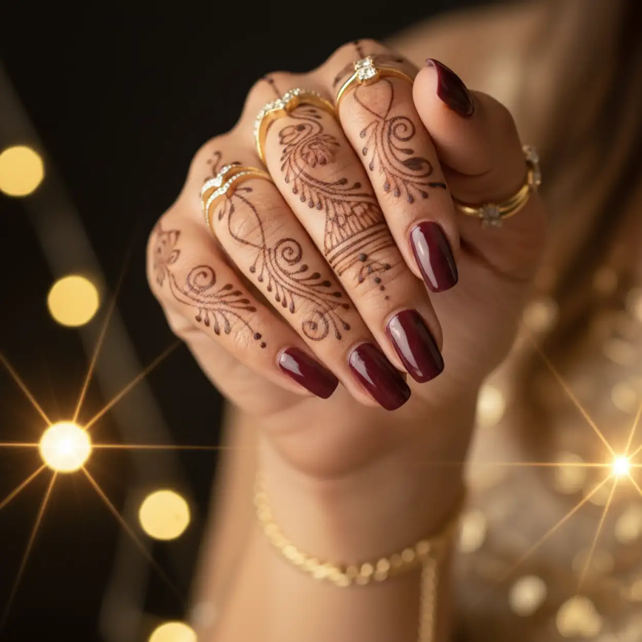 Free Download New Finger Mehndi Design 2025 - High Quality New Mehndi Design Image