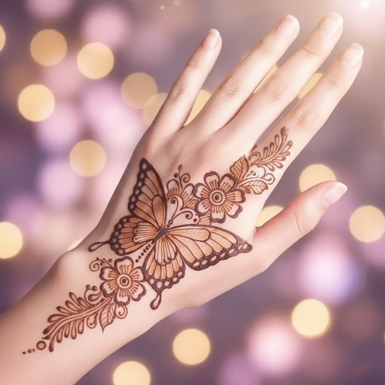 Free Download New Indian Traditional Mehndi Design For Dulhan - High Quality New Mehndi Design Image