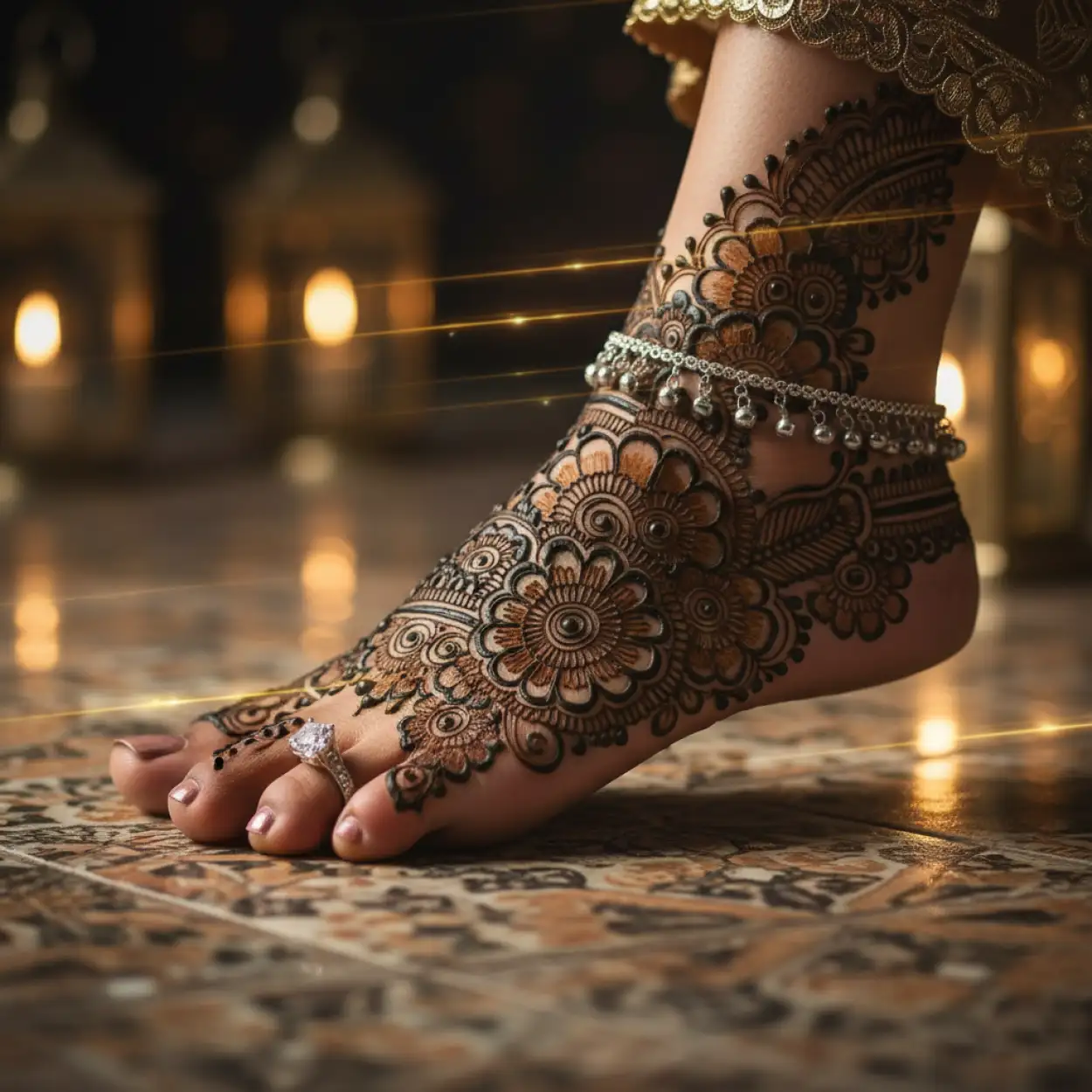 Free Download New Leg Mehndi Design For Bride - High Quality New Mehndi Design Image