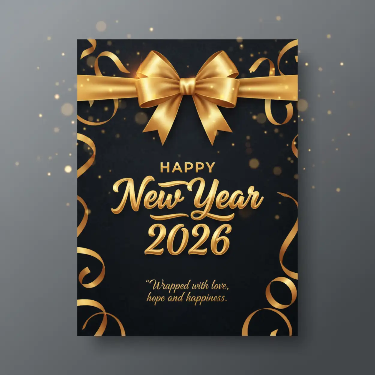 Free Download New Year 2026 Greeting Card Corporate Style - High Quality Happy New Year 2026 Greeting Card Background
