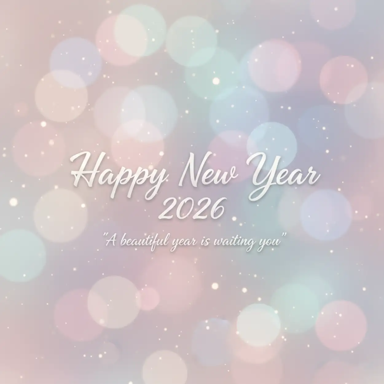 Free Download New Year 2026 Greeting Card Minimal Design - High Quality Happy New Year 2026 Greeting Card Background