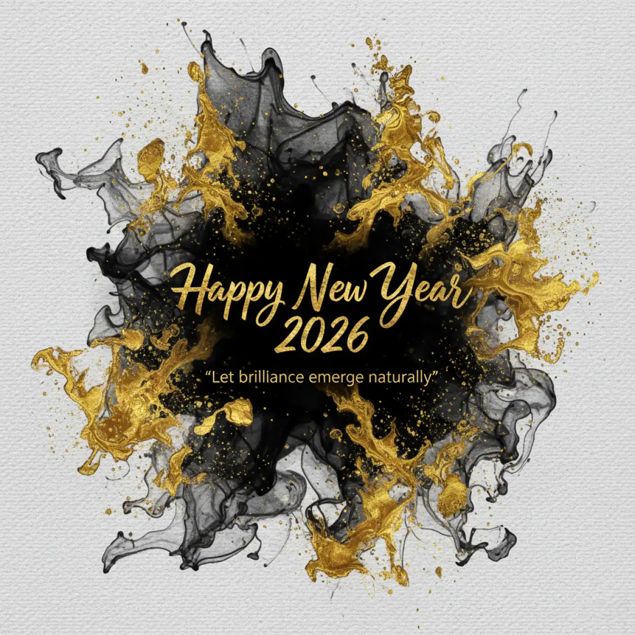 Free Download New Year 2026 Greeting Card Minimalist Style - High Quality Happy New Year 2026 Greeting Card Image