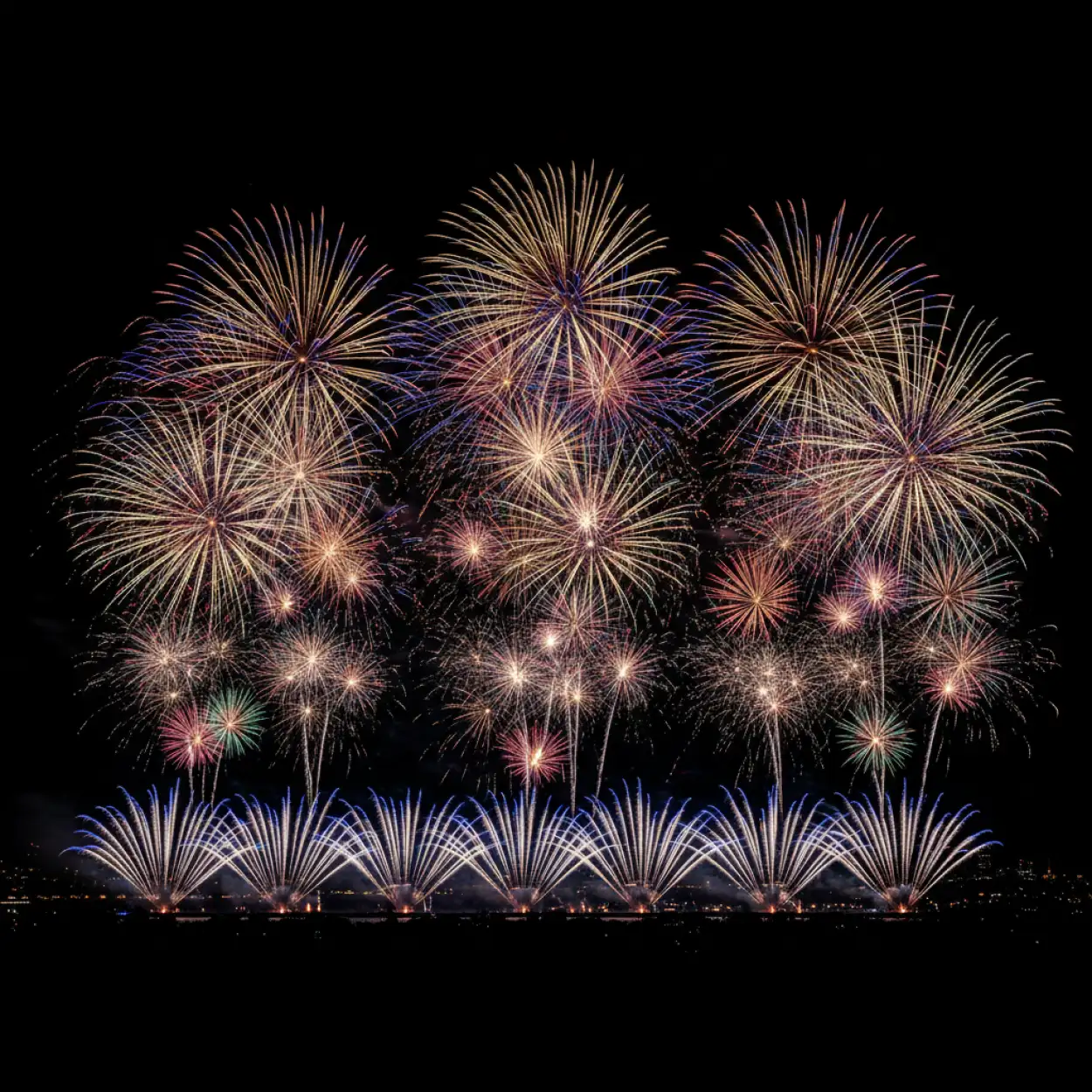 Free Download New Year Background Hd City Lights - High Quality New Year Background Hd Background