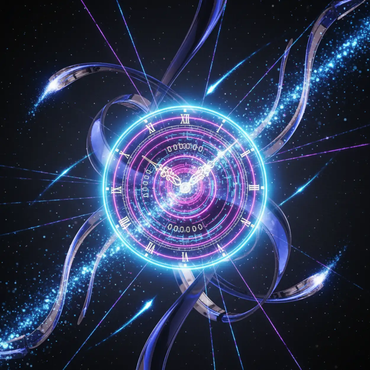 Free Download New Year Countdown Background Dark Theme - High Quality New Year Countdown Background Background