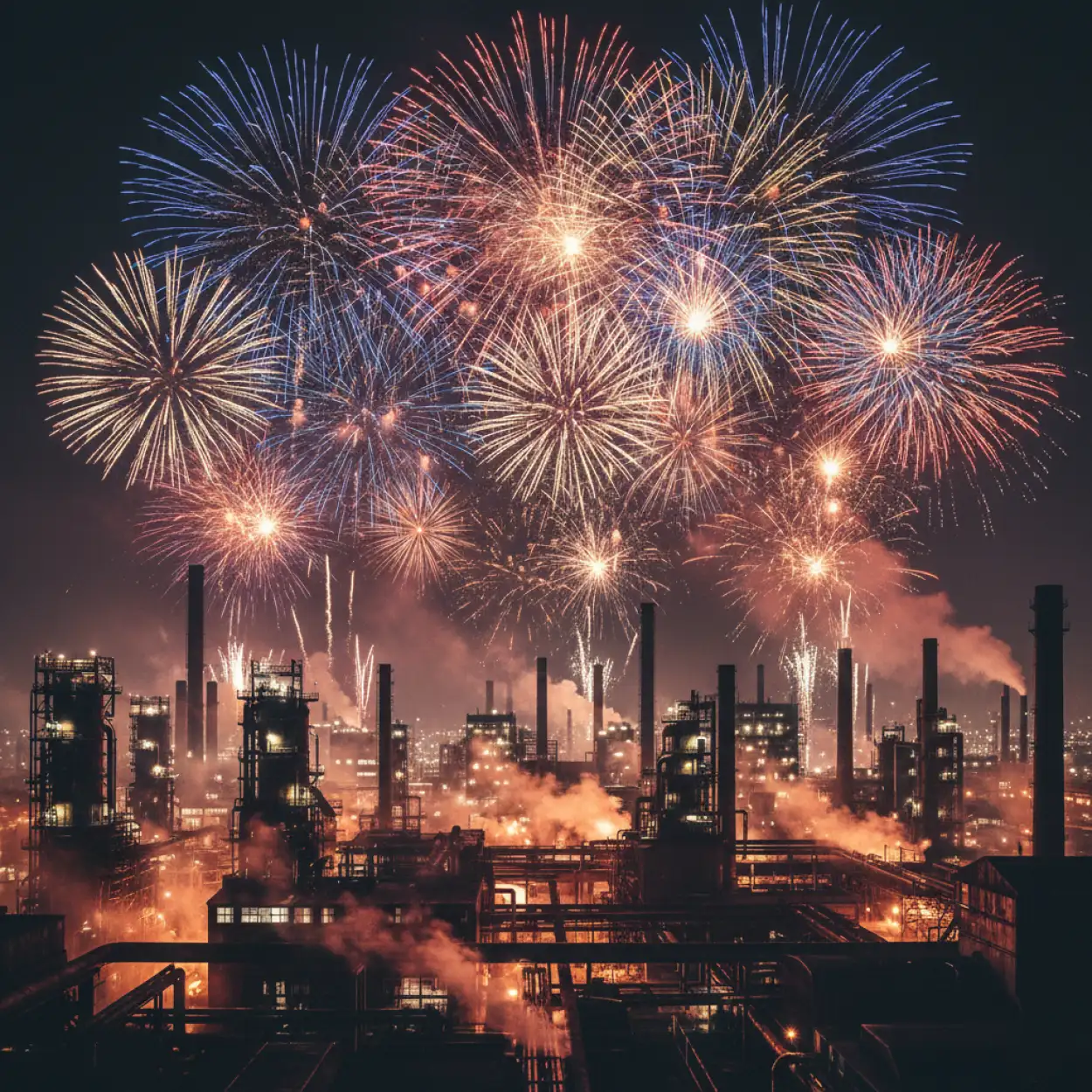 Free Download New Year Fireworks Background Vfx Effect - High Quality New Year Fireworks Background Background