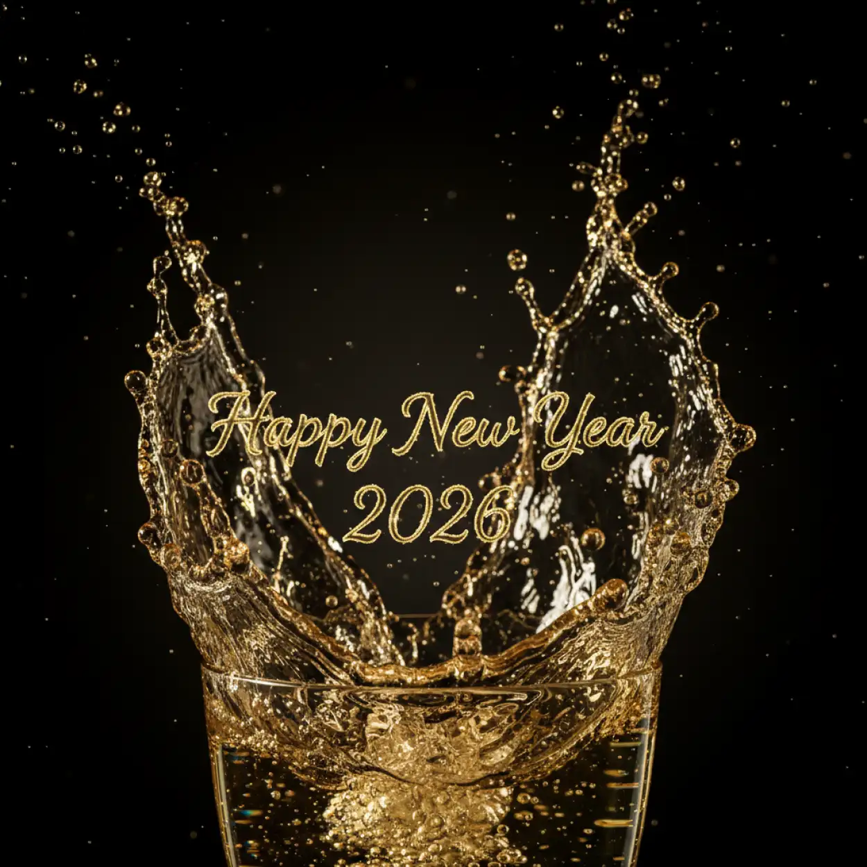 Free Download New Year Greeting Card Editable 2026 - High Quality New Year Greeting Card Background
