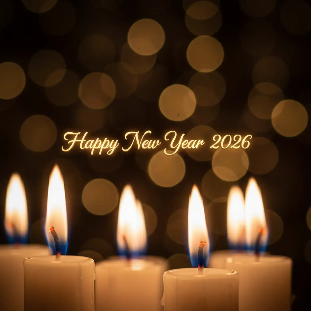 Free Download New Year Greeting Card With Clock Design 2026 - High Quality New Year Greeting Card Background