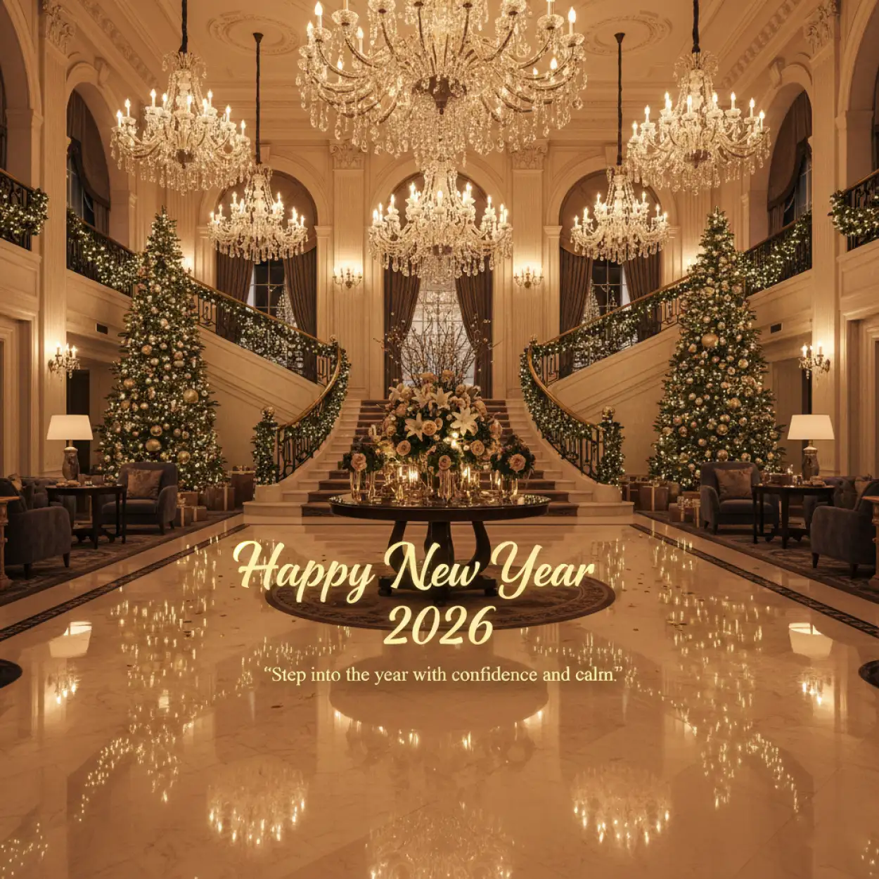 Free Download New Year Greeting Card With Countdown 2026 - High Quality New Year Greeting Card Background