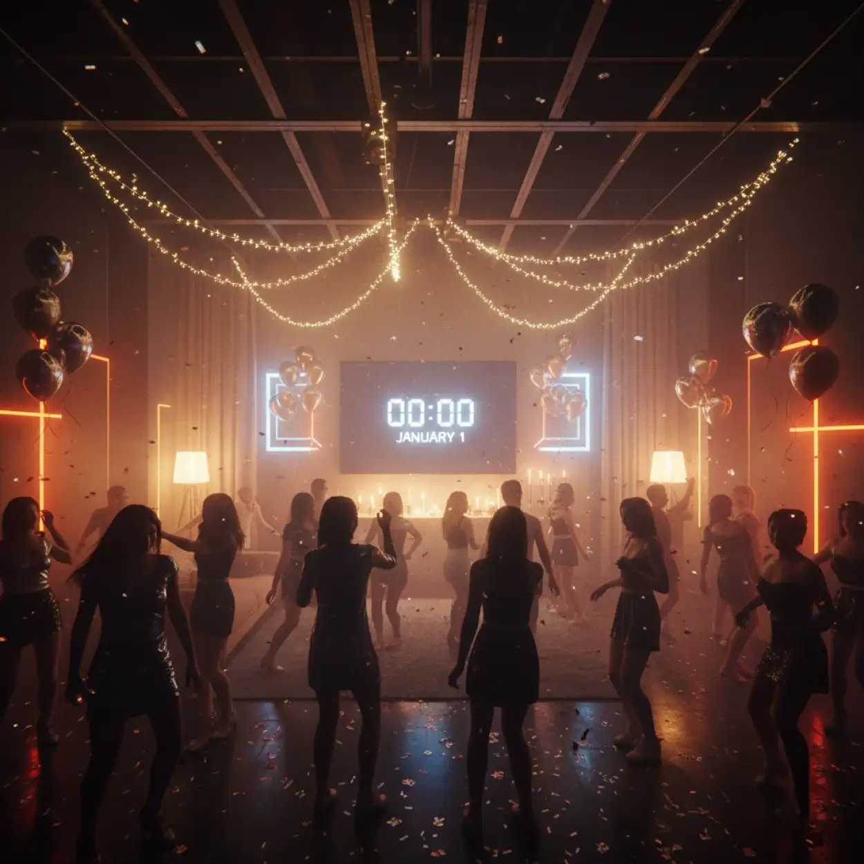 Free Download New Year Party Background 4k - High Quality New Year Party Background Hd Background Image