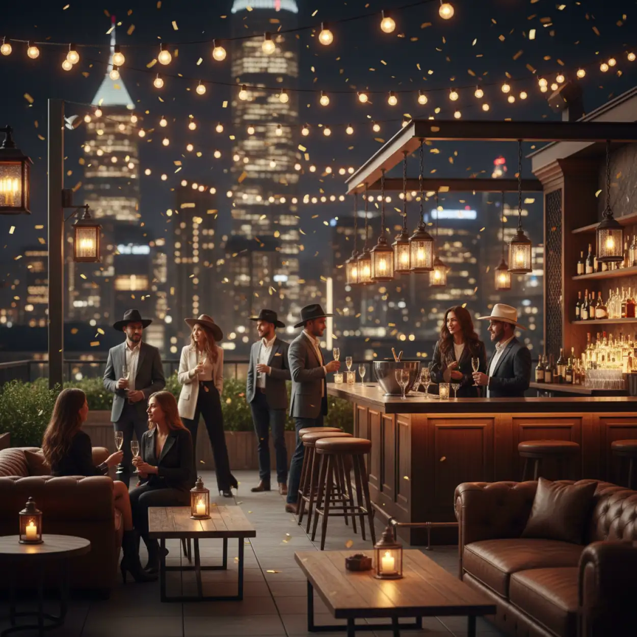 Free Download New Year Party Background Night Celebration - High Quality New Year Party Background Hd Background Image